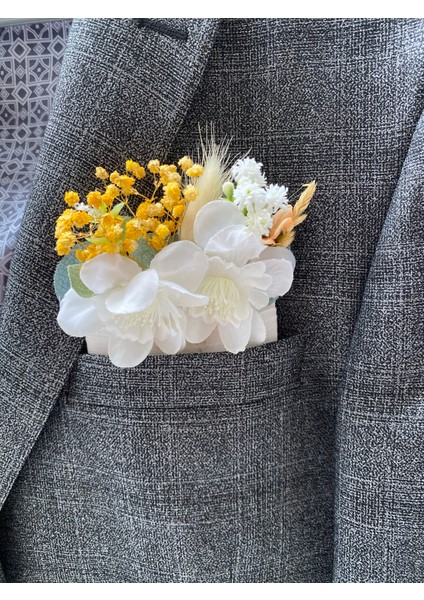 Damat Yaka Çiçeği Sağdıç Çiçeği,gelin Çiçeği,yaka Çiçeği Broş modelleri