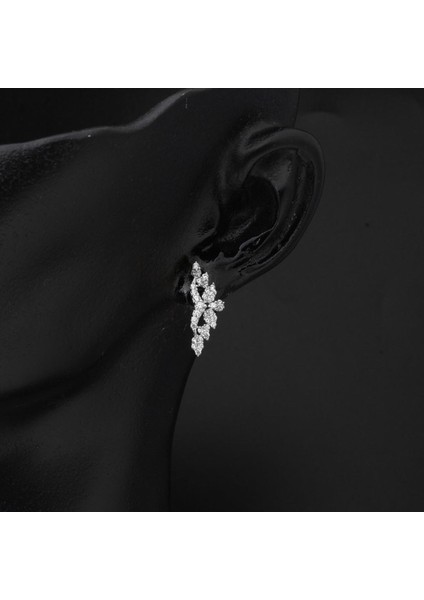 14 Ayar Damla Tasarım Beyaz Altın Nişan Seti indirimleri