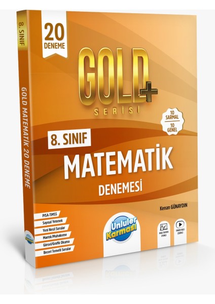 Ünlüler Karması 8. Sınıf Gold Matematik 20 Deneme