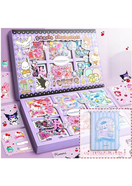 Beautifyy Liugong Sticker Hediye Kutusu Tatlı Partisi Sanrio El Ledger Karikatür Defter (Yurt Dışından)