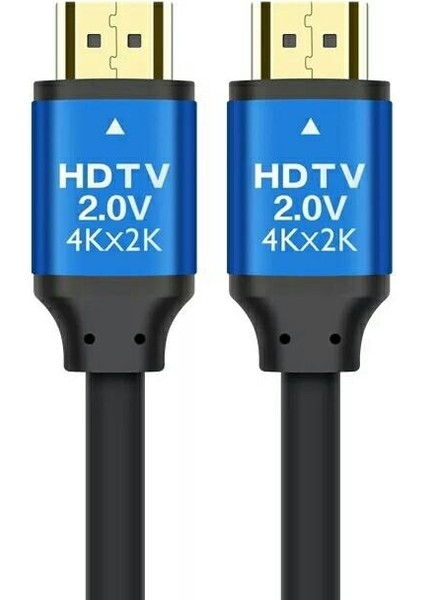 Alfalink Al-Hd4 HDMI To HDMI Metal Altın Uç V2.0 4K HDMI Kablo (4096*2160)