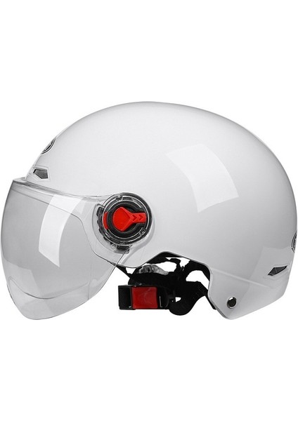 Like Life Üreticiler Cesur Ayak Kask Elektrikli Araba Kask Yaz Kask Sürme Erkekler ve Kadınlar Elektrikli Araba Akülü Araba Emniyet Kaskı Yaz Kask Gri (Yurt Dışından)
