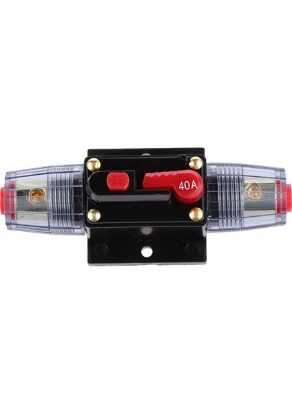 Flameer 12V-24V Inline Su Geçirmez Devre Kesici 40 Manuel Sıfırlama Anahtarı 40A (Yurt Dışından)
