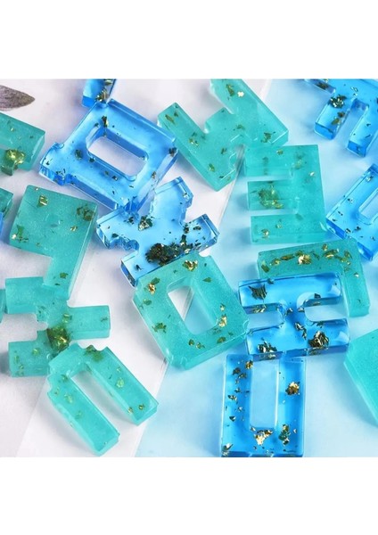 Silikon Epoksi Reçine Alfabe Kalıbı Model 2 indirimleri