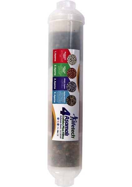Lifetech 4 Aşamalı Combo Plus Mineral Filtre