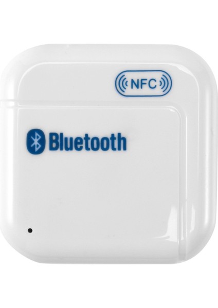 Sunshinee Nfc Telefon Için Ses Stereo Müzik Alıcısı Kablosuz Nfc Etkin Bluetooth Ses Alıcısı -Beyaz (Yurt Dışından)