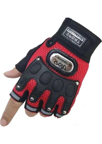 Alğan Ticaret Motosiklet Eldiveni Elastik Yapıya Sahip Bir Çok Bedene Uyumlu (Yurt Dışından)