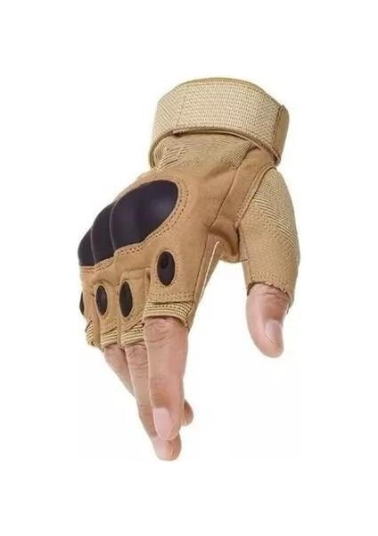 Montana Tactical Askeri Kesik Parmak Kemik Eldiven Operasyon Eldiveni Kum Rengi (Yurt Dışından)