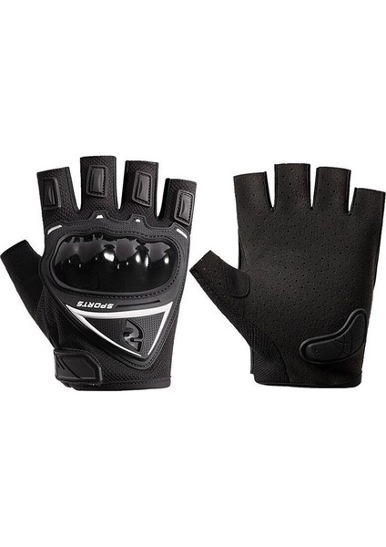 Açık Hava Sporları Yarım Parmak Eldiven Bisiklet Eldiveni (Yurt Dışından)