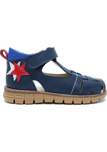 Kifidis S24V013 Kifidis-Kids Erkek Çocuk Deri Sandalet 25-30