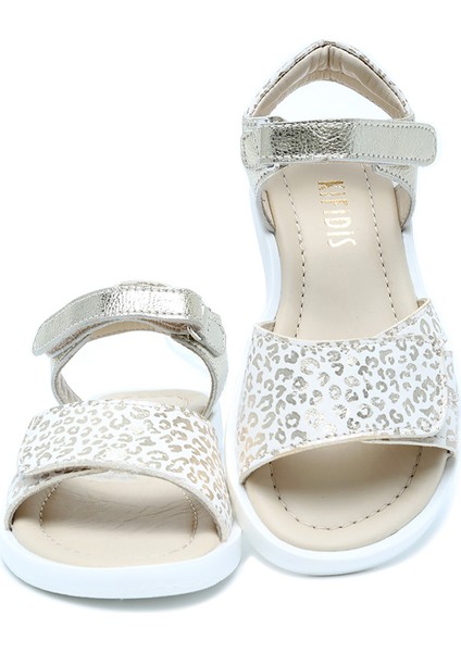 Kifidis S24V026 Kifidis-Kids Kız Çocuk Deri Sandalet 24-30