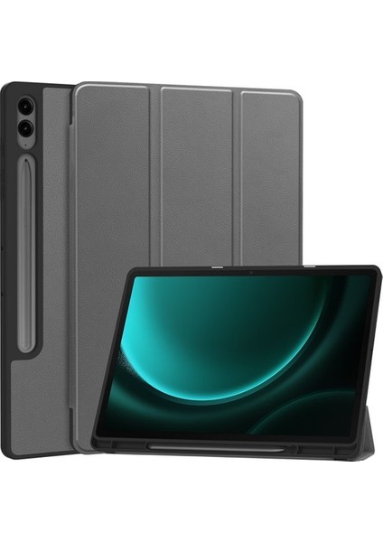 Samsung Galaxy Tab S9 Fe Plus Için Otomatik Uyandırma Uyku Özellikli Darbeye Dayanıklı Tablet Kılıfı (Yurt Dışından)