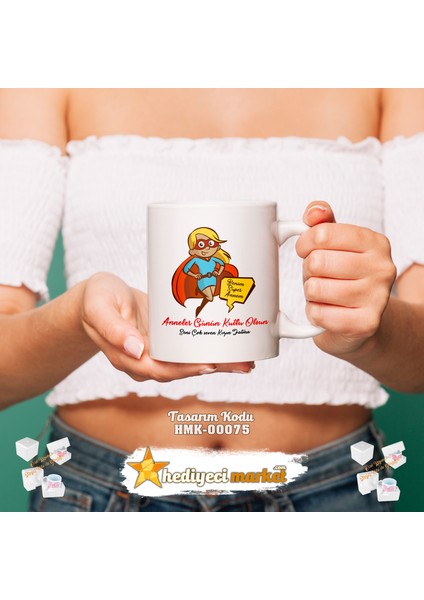 Anneler Gününe Özel Beyaz Kupa Bardak - HMK-00075 fırsatları