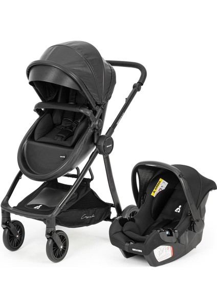 Capella Travel Sistem Bebek Arabası Siyah modelleri