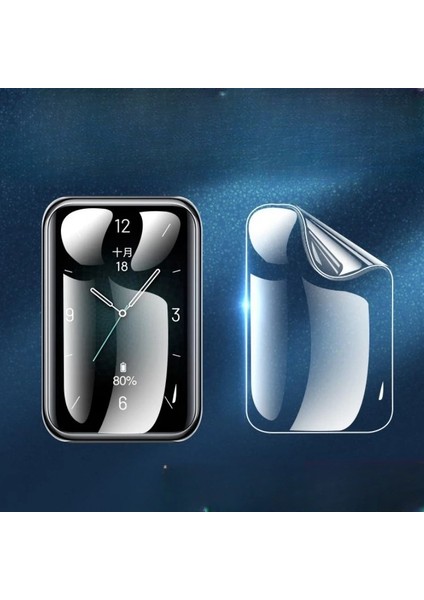Sam.galaxy Fit3 2 Adet Uyumlu Şeffaf Ultra Koruyucu Nano Jelatin modelleri