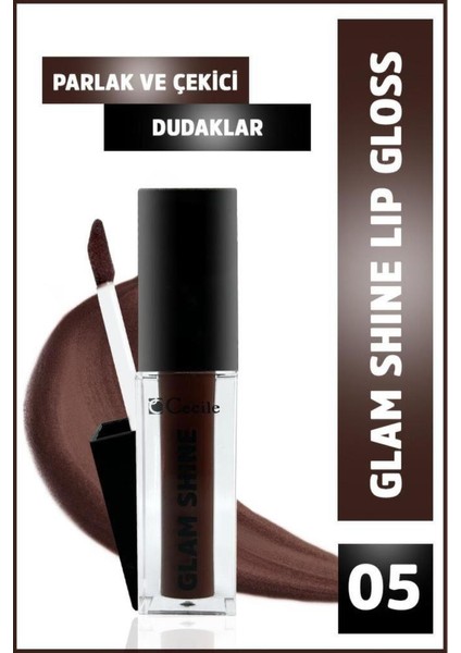 Glam Shine-Lip Oil Parlak Dudaklar Bakım ve Makyaj Seti 01-05