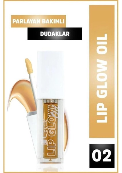 Glam Shine-Lip Oil Parlak Dudaklar Bakım ve Makyaj Seti 02-05