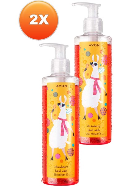 Lama Dude Naturals Çilek Kokulu Çocuk Sıvı El Sabunu 250 Ml. Ikili Set