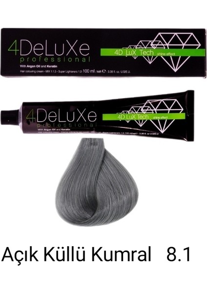 4deluxe Professional Tüp Boya 100 ml 8.1 Açık Küllü Kumral