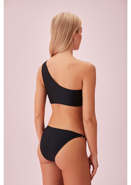 Tek Omuz Aksesuarlı Bralet Bikini Üst fırsatları