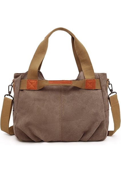 Arion Kanvas Omuz Çantası Koyu Kırmızı (Yurt Dışından)