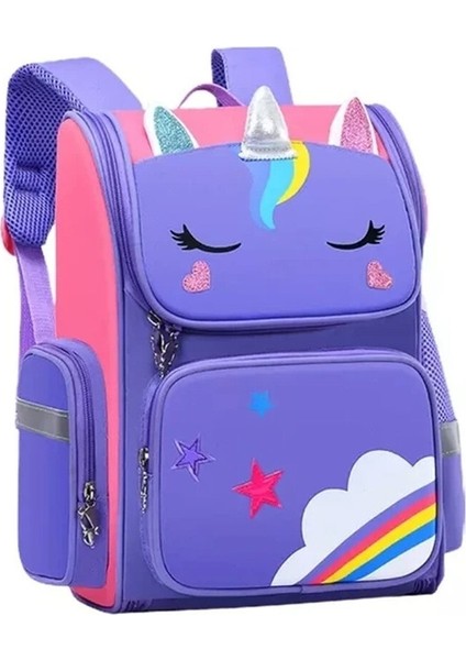 Fada Sevimli Kız Tek Boynuzlu At Okul Çantası (Yurt Dışından)