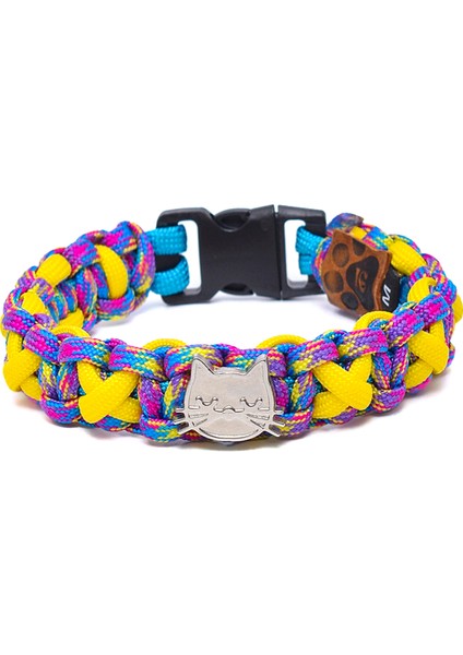%100 Handmade Premium Paracord Örgü Kedi Tasması