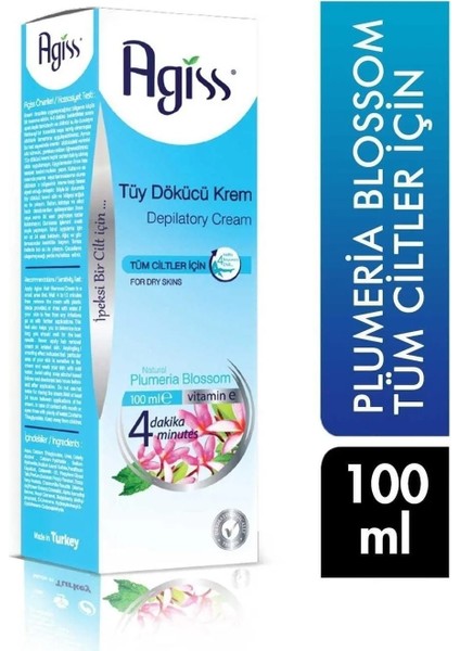 Agıss Tüy Dökücü Krem Tüm Ciltler Için 100 ml