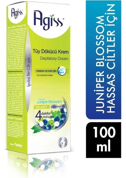 Agıss Tüy Dökücü Krem (Hassas Ciltler) 100ML