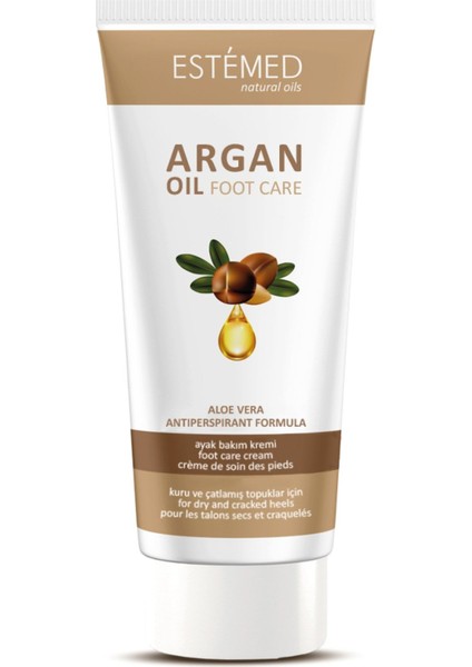 Kuru & Çatlamış Topuklar İçin Ayak Bakım Kremi & Argan Foot Care Cream 50 ml