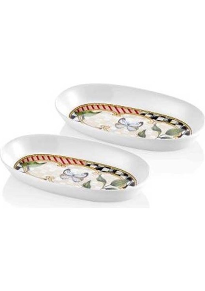 Jardin 2'Li Oval Servis Tabak 26 Cm