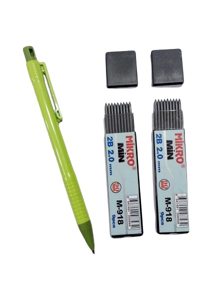 2.0 mm Kalın Uçlu Versatil Kalem 1 Adet ve 2.0 mm Kalın Uç Siyah 2 Paket