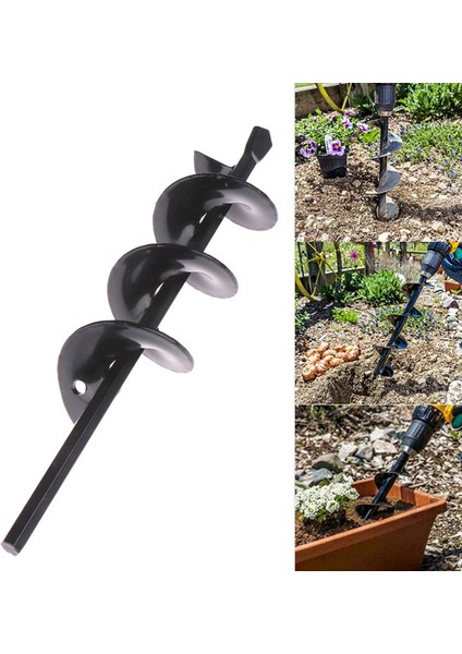 Bahçe Burgu Spiral Matkap Ucu Ekici Ampul Mili Matkap Tesisi Delik Kazıcı Aracı Karşılaşma (Yurt Dışından) fırsatları