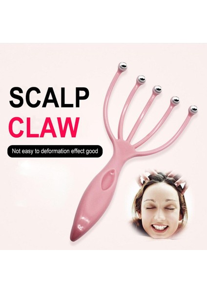 Vücut Masajı Çelik Top Kafa Saç Derisi Gevşeme Masaj Başlığı Cilt Bakımı Boyun Rölyef Stres Rahatlatıcı Pençe Cilt Bakımı Masaj Aracı (Yurt Dışından)