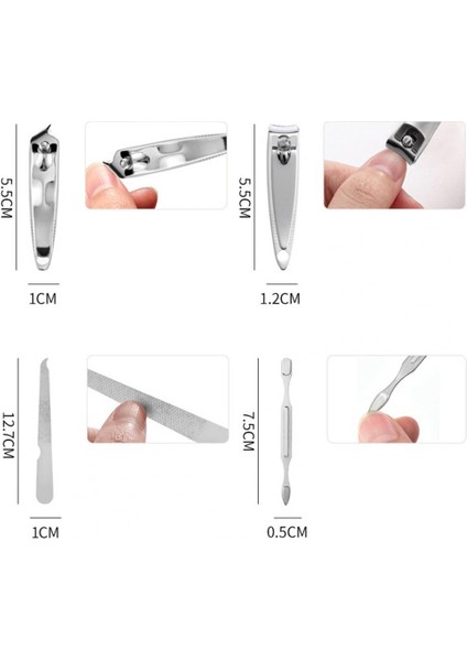 Dayanıklı Çivi Bakım Aracı Anti-Pas Manikür Seti Sağlam Taşıması Kolay Paslanmaz Çelik Manikür Seti (Yurt Dışından) fırsatları