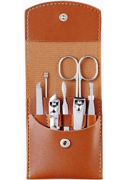 4/5/7/12/16 Adet Tırnak Makası Seti Paslanmaz Çelik Ev Tırnak Makası Pedikür Tırnak Makası Çantası Güzellik Manikür Dosya Aracı (Yurt Dışından) fiyatları