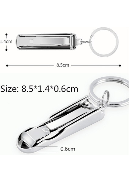 Paslanmaz Çelik Tırnak Makası Katlanabilir El Ayak Tırnağı Çivi Kesici Giyotin Anahtarlık (Yurt Dışından) modelleri