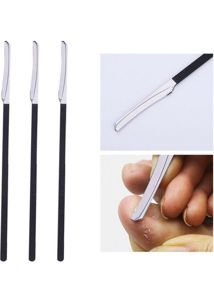 16CM Ayak Pedikür Bıçağı Araçları Tırnak Eti Çıkarıcılar Paslanmaz Çelik Ayak Bakımı Araç Seti (Yurt Dışından)
