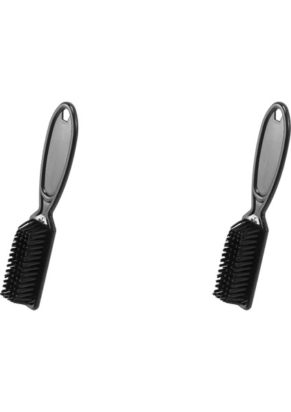 Flyeer 2x Solmaya Fırça Tarak Makas Temizleme Fırçası Berber Dükkanı Cilt Solmaya Vintage Yağ Kafa Şekli Oyma Temizleme Fırçası (Yurt Dışından) fiyatları