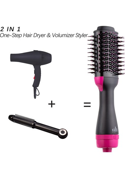 2'si 1 Arada Tek Adımlı Saç Kurutma Makinesi ve Hacimlendirici Sıcak Saç Fırçası, Saç Kurutma Makinesi Fırçası, Saç Düzleştirici ve Kıvırıcı (Yurt Dışından) fiyatları