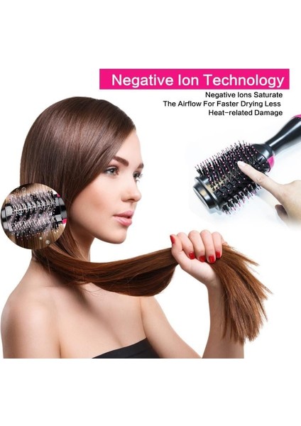 2'si 1 Arada Tek Adımlı Saç Kurutma Makinesi ve Hacimlendirici Sıcak Saç Fırçası, Saç Kurutma Makinesi Fırçası, Saç Düzleştirici ve Kıvırıcı (Yurt Dışından) indirimleri