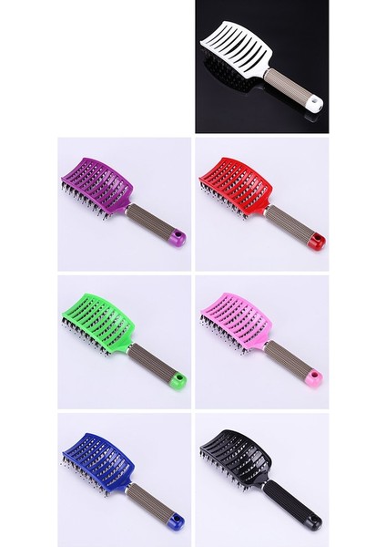 Kabarık Şekilli Kaymaz Plastik Büyük D Masaj Tarağı - Mor (Yurt Dışından) indirimleri