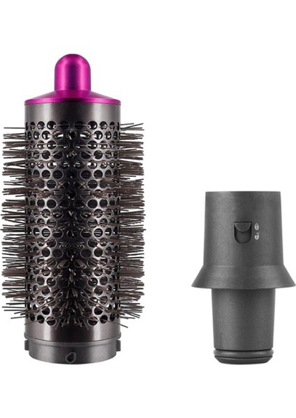 Dyson Airwrap Şekillendirici / Süpersonik Saç Kurutma Makinesi Aksesuarları Için Silindir Tarak ve Adaptör, Saç Şekillendirme Aracı, Gül Kırmızı ve Gri (Yurt Dışından)