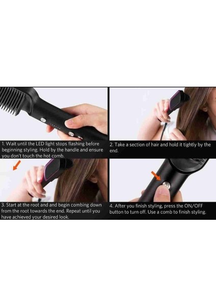 Kadın Saç Düzleştirici Fırçası Fh 909... (Yurt Dışından) modelleri