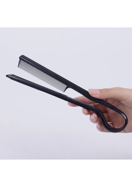 1 Adet Saç Düzleştirici Salon Tarak Kuaförlük Pürüzsüz Aracı Tutma Maşa Saç Şekillendirici Araçları Kadınlar Için Saç Fırçası Düzleştirici (Yurt Dışından) modelleri