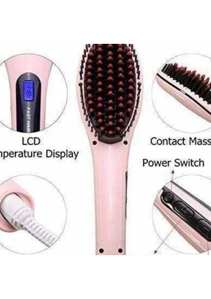 Hızlı Saç Düzleştirici Elektrikli Saç Tarağı (Yurt Dışından) modelleri