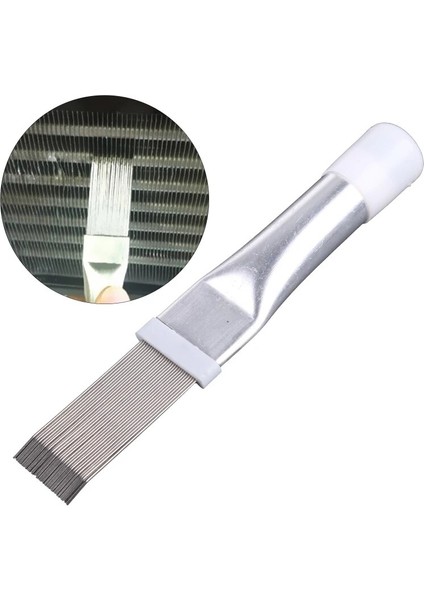 Yükseltilmiş Klima Kondenser Fin Temizleme Fırçası Cis Kondenser Fin Düzleştirici Tarak Paslanmaz Çelik Fin Temizleyici M4YD (Yurt Dışından)