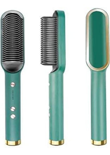 Saç Düzleştirici Fırçası Dahili Taraklı Saç Düzleştirici Demir Evde Profesyonel Salon Için Mükemmel (Yurt Dışından) modelleri