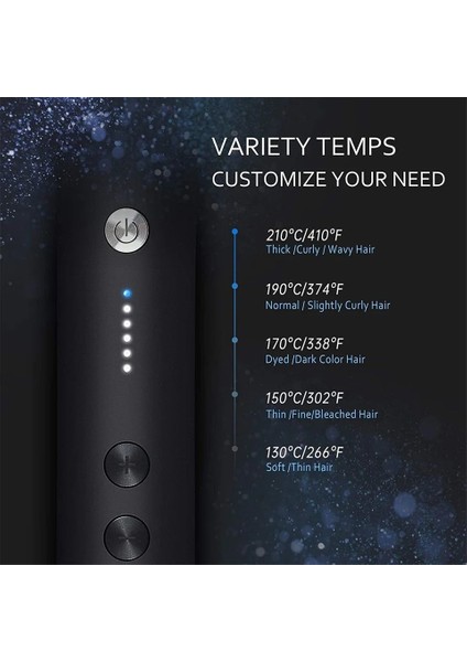 Kızlar Için Saç Düzleştirici Fırçası Anti Haşlanma Düzleştirme Fırçası 39 Ikinci Hızlı Isı 5 Isı Seviyesi Saç Düzleştirici Tarak (Yurt Dışından) fırsatları