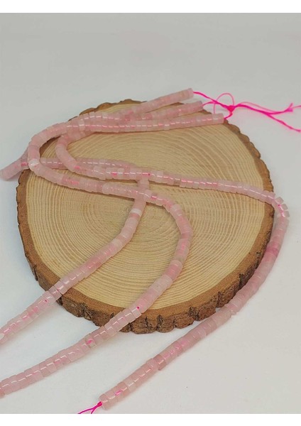 Pembe Kuvars Taşı Şekilli 3X6MM Dizi (49358) modelleri